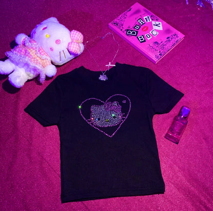 Hello Kitty Hottie Tee - Diamond Decor