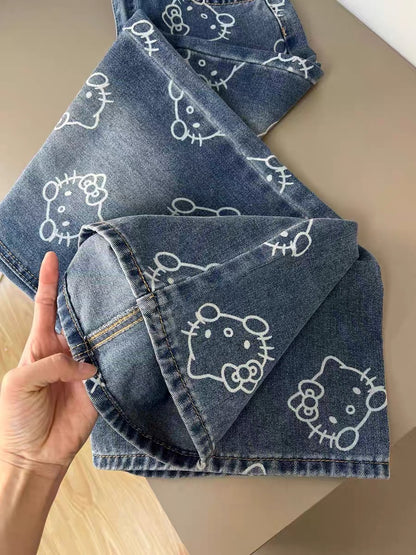 Full of Kitty Y2K jeans