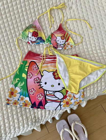 Hello Kitty Double Sided Bikini Set