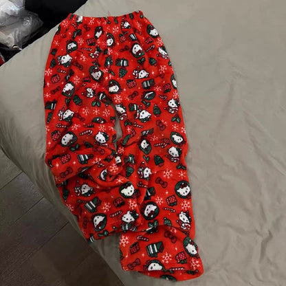 Hello Kitty Fluffy Pants - Xmas v.