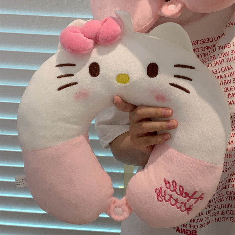 Hello Kitty U-shaped pillow