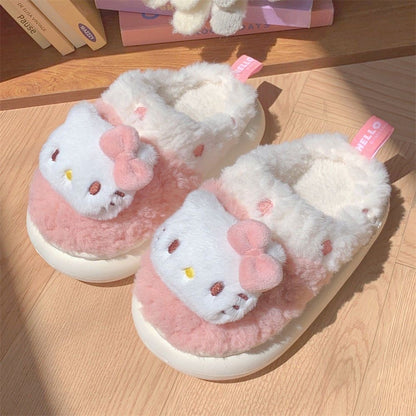 Fluffy Slippers - Sanrio Characters