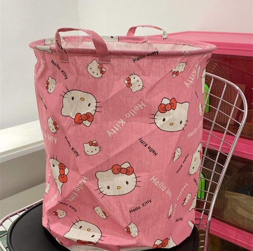 Kitty Laundry Basket