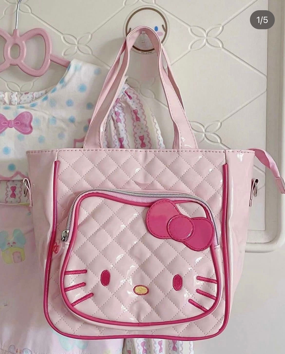 Pinky Kitty Totebag