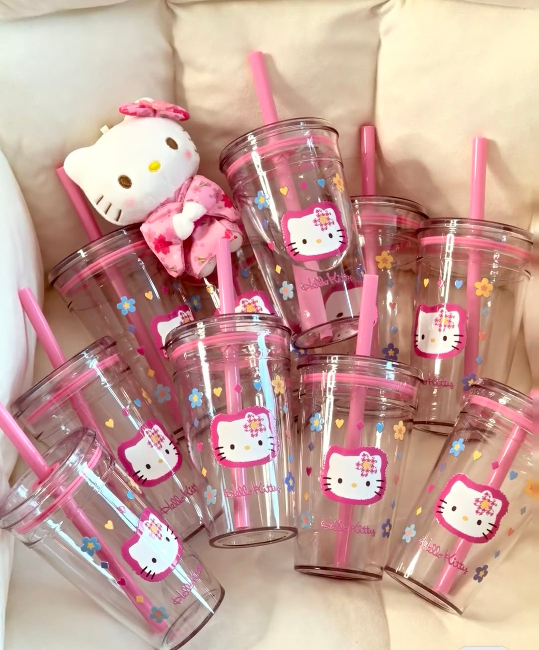 Kitty Sweetie Cup with straw