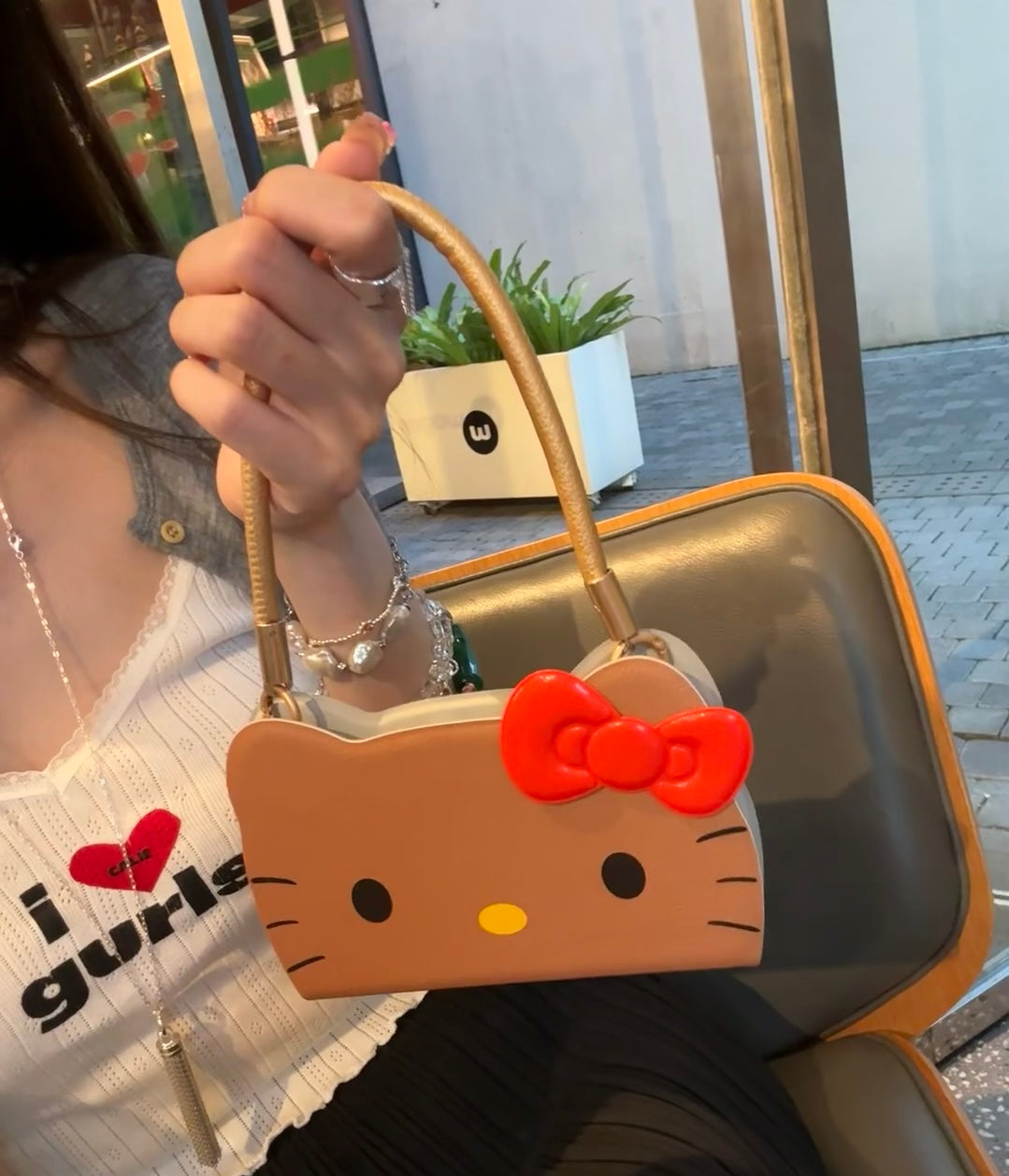 Hello Kitty Bag shaped iPhone case