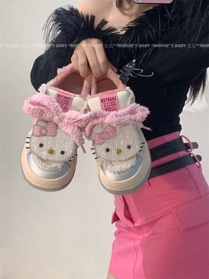 Hello Kitty Sneakers- Sliver