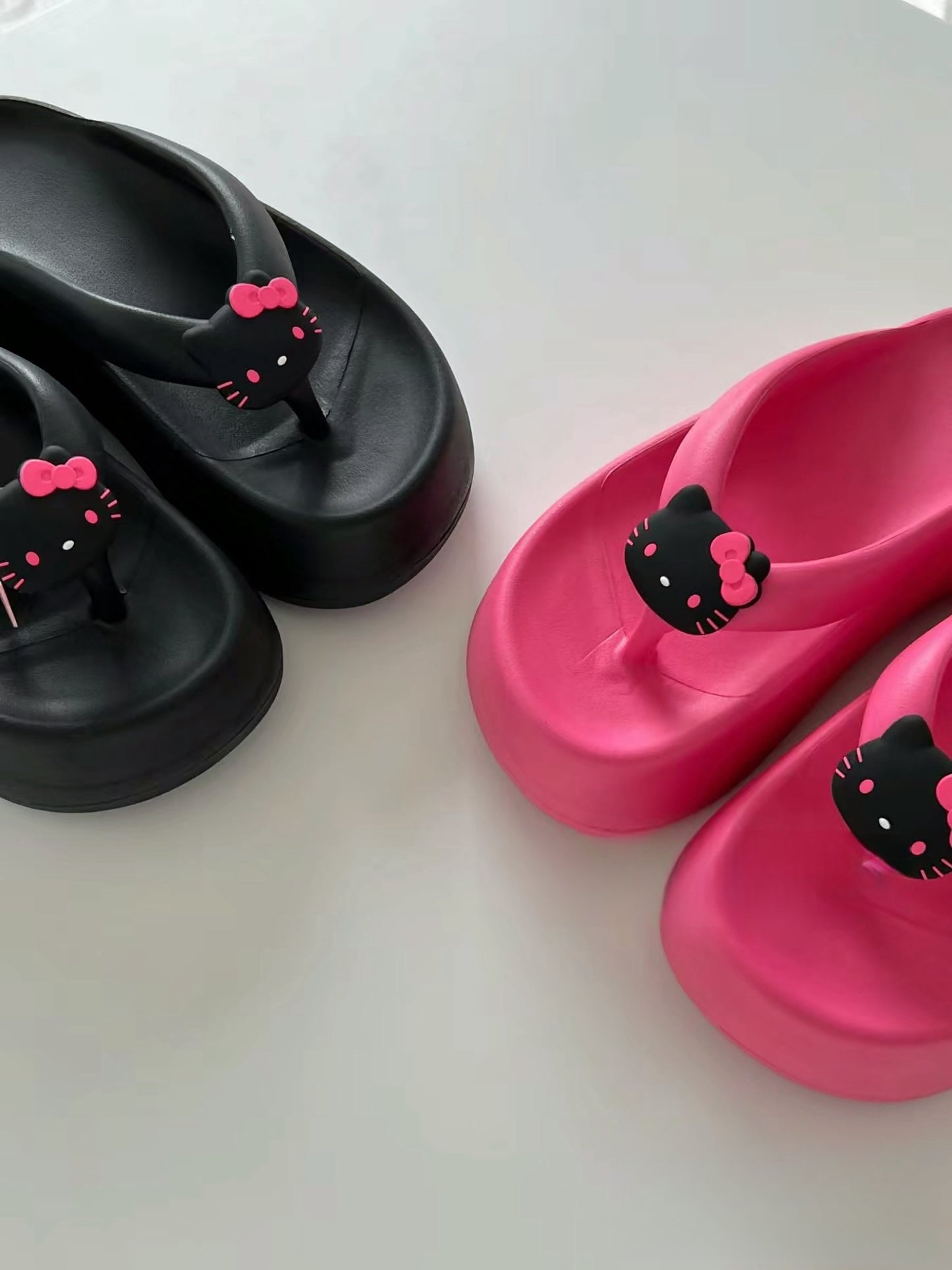 Hello Kitty Flip Flops- Thick