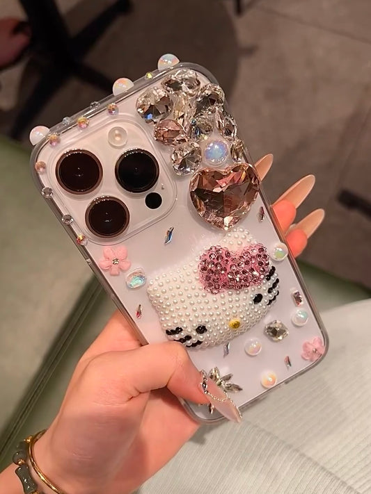 Kitty iPhonecase - Big Diamond