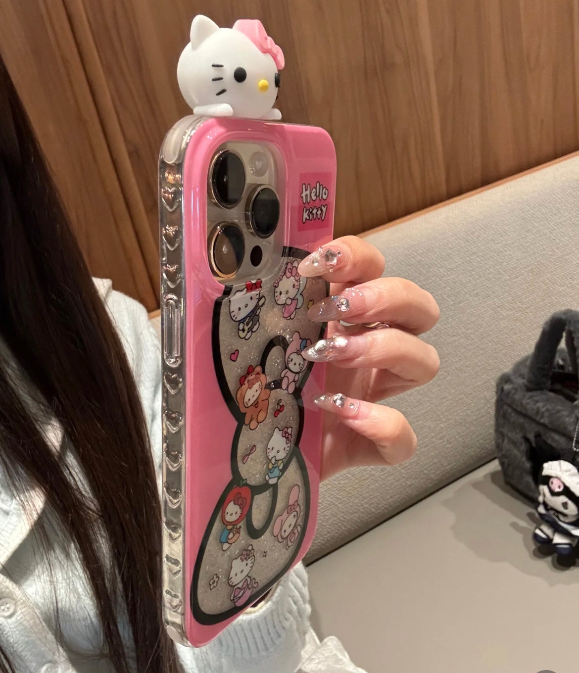 Pinky Phone case with big bow