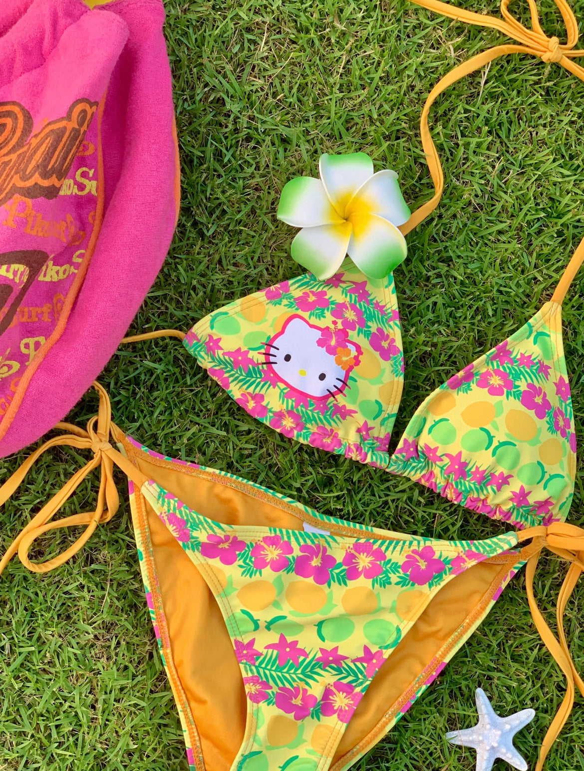 Hawaii Yellow Bathing Suit