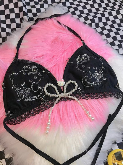 Hello Kitty Y2K Baddie Bikini/Top - Diamond