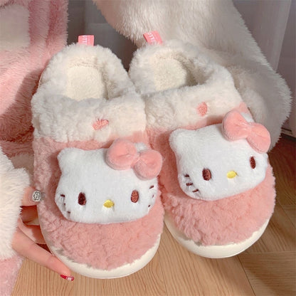 Fluffy Slippers - Sanrio Characters