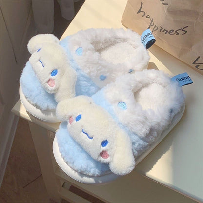 Fluffy Slippers - Sanrio Characters