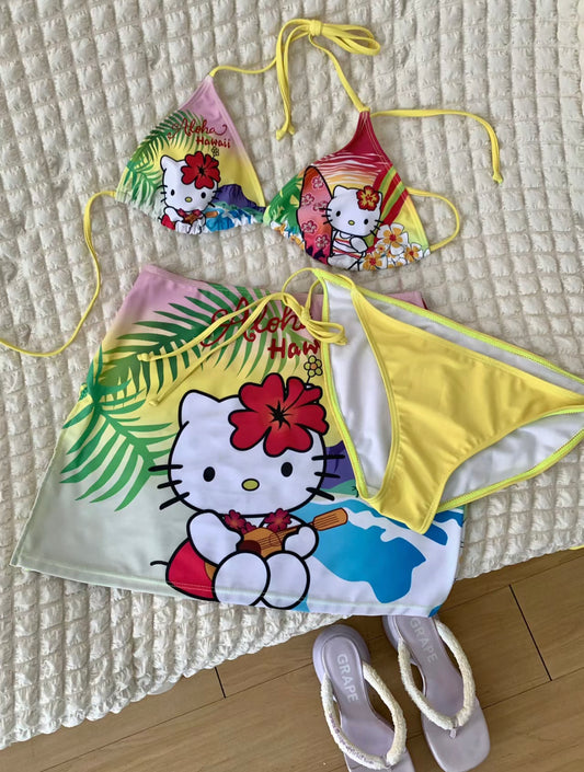 Hello Kitty Double Sided Bikini Set