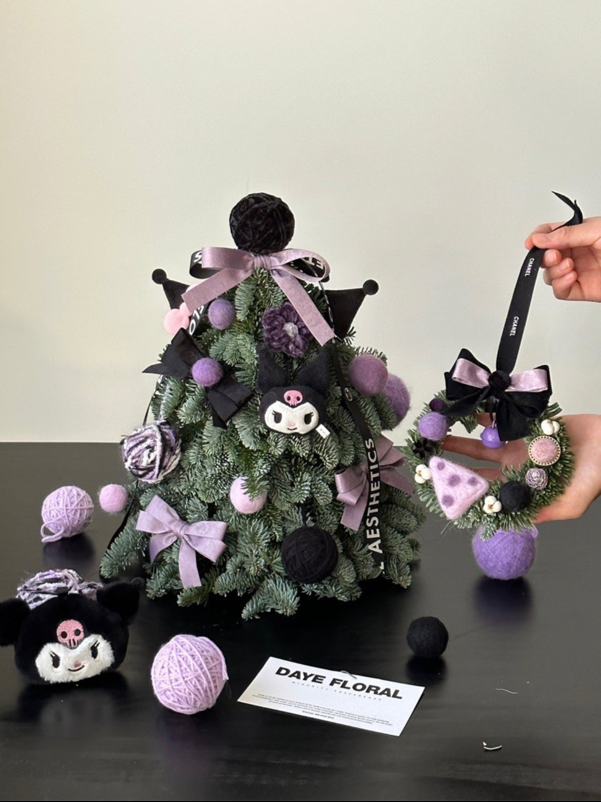 Handmade Kuromi Christmas Tree – Cutebunacc