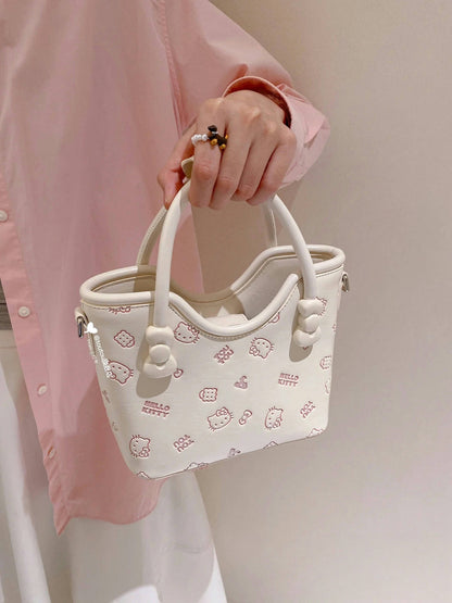 Full of Kitty Print Mini Tote bag