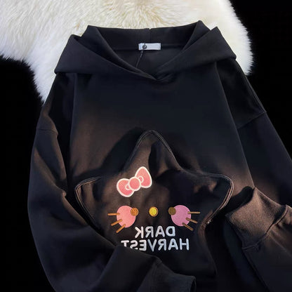 Hello Kitty Hoodie- with star shape