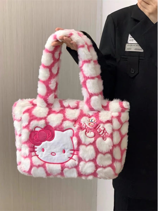 Fluffy Hello Kitty Bag