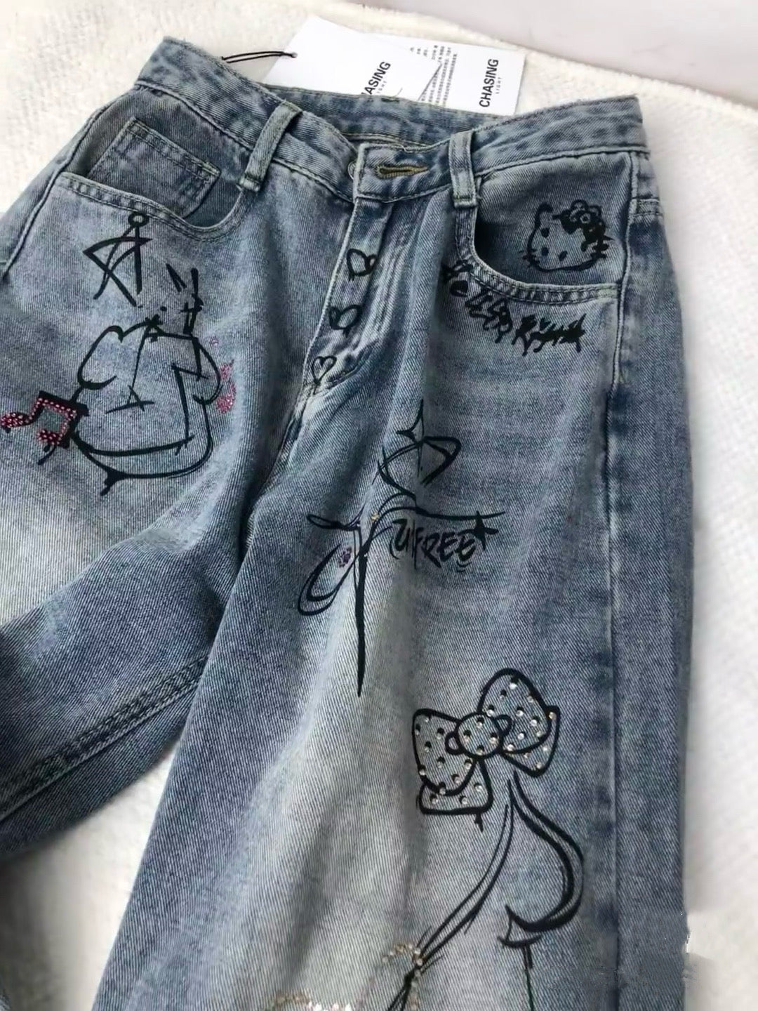 Hello Kitty Demin Pants