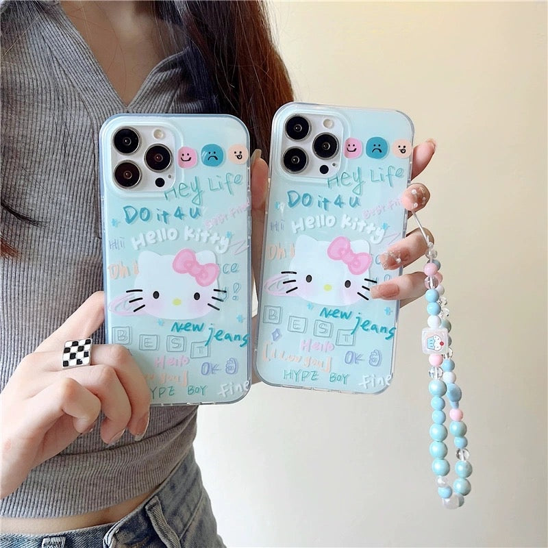 Hello Kitty IPhone case with chain