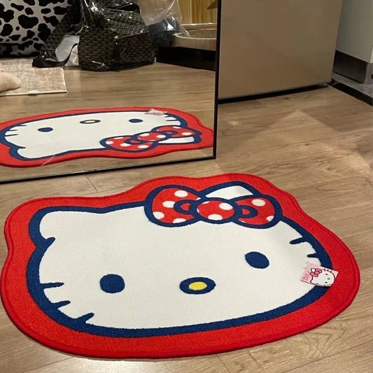 Hello Kitty Floor Mat - Red