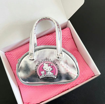 Hello Kitty Silver Handbag