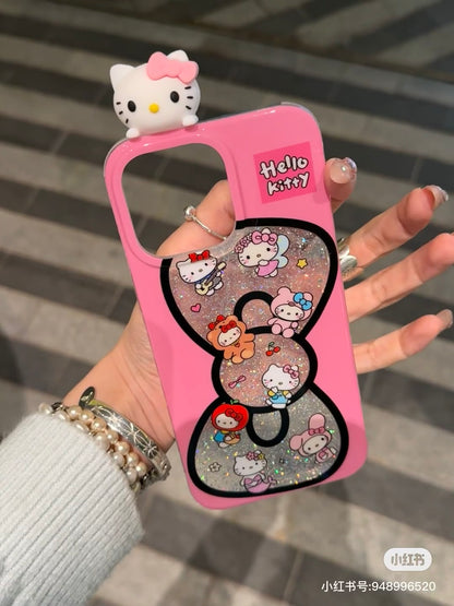 Pinky Phone case with big bow