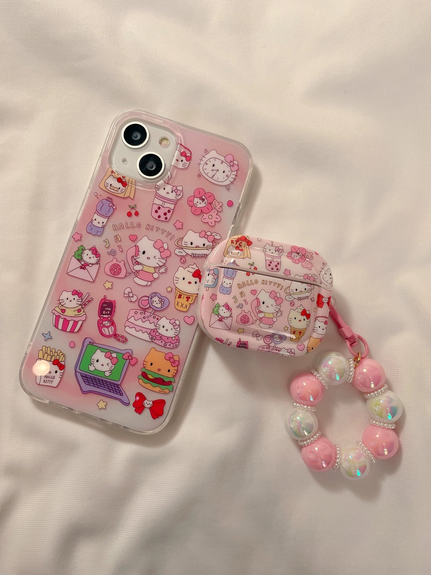 Hello Kitty AirPods Case- phone call version