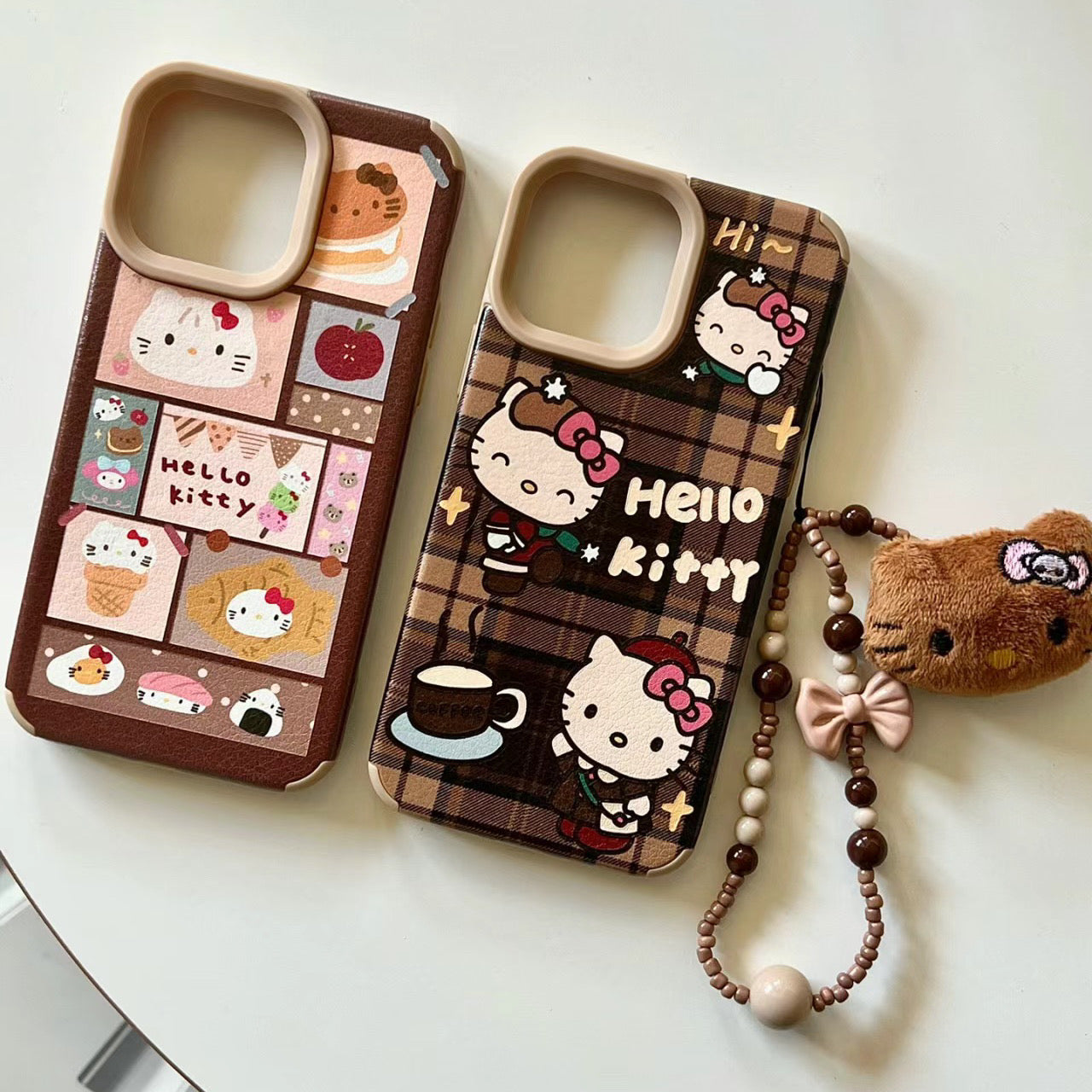 Hello Kitty bestie Phone case- Caramel