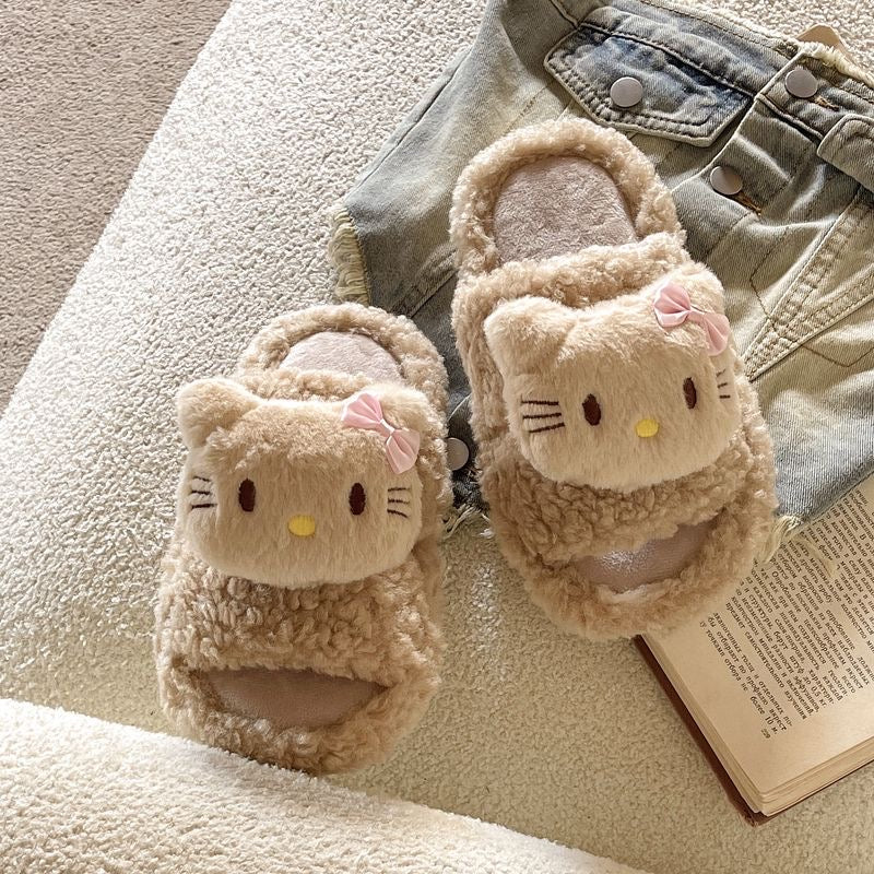 Hello Kitty Flat Slippers- 3 colors