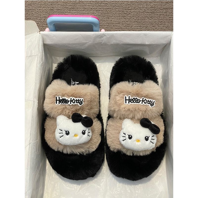 Hello Kitty Halloween Fluffy Slipper- 4 colors