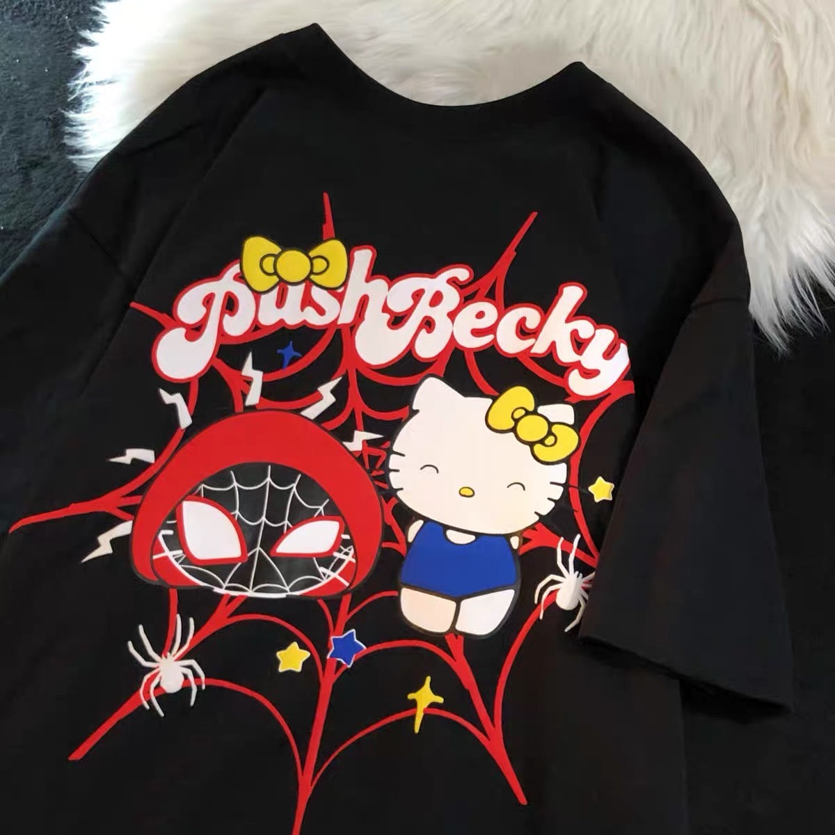 Hello Kitty x Spiderman Fashion Tee