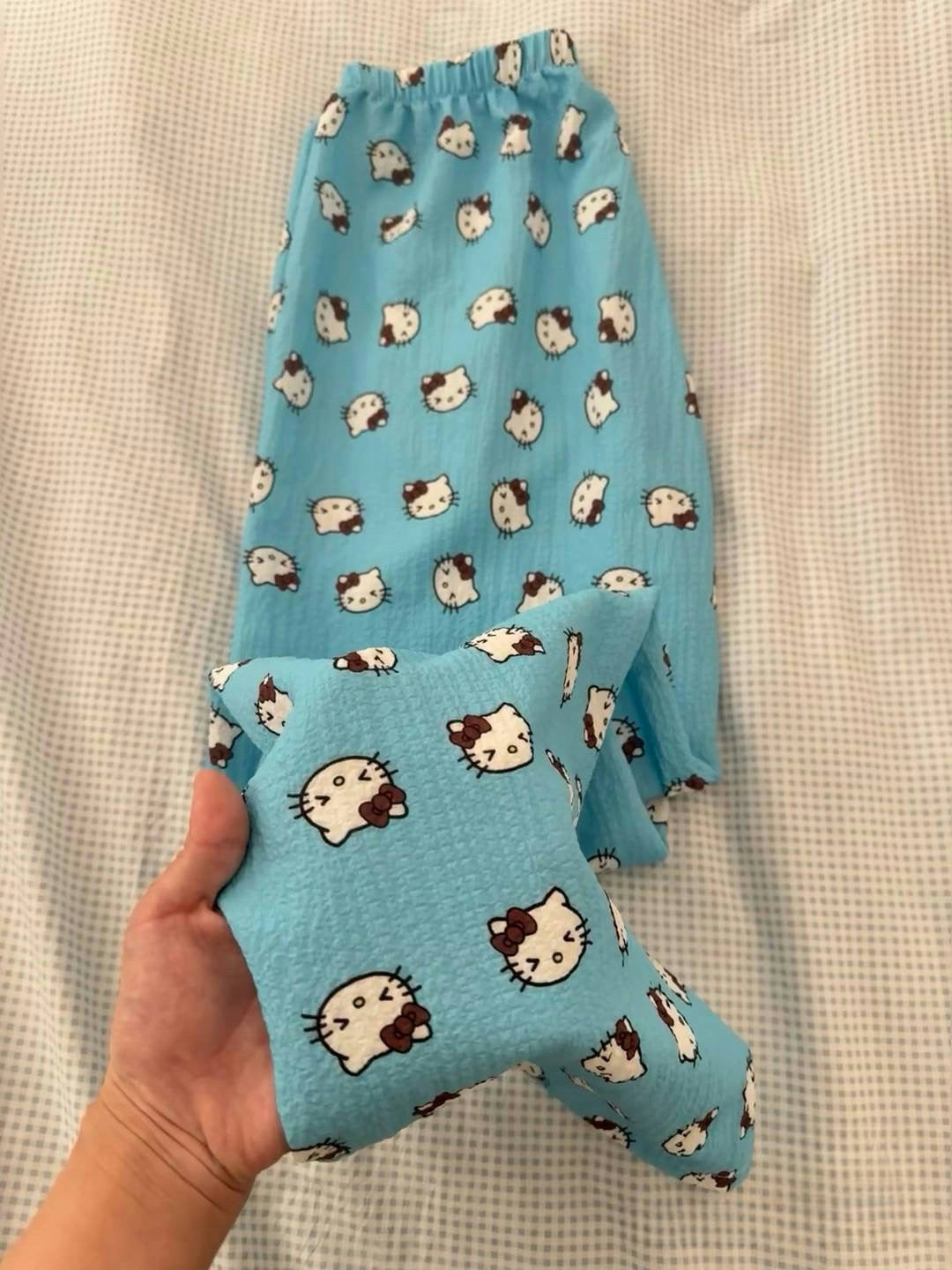 Full of Kitty Blue Pants