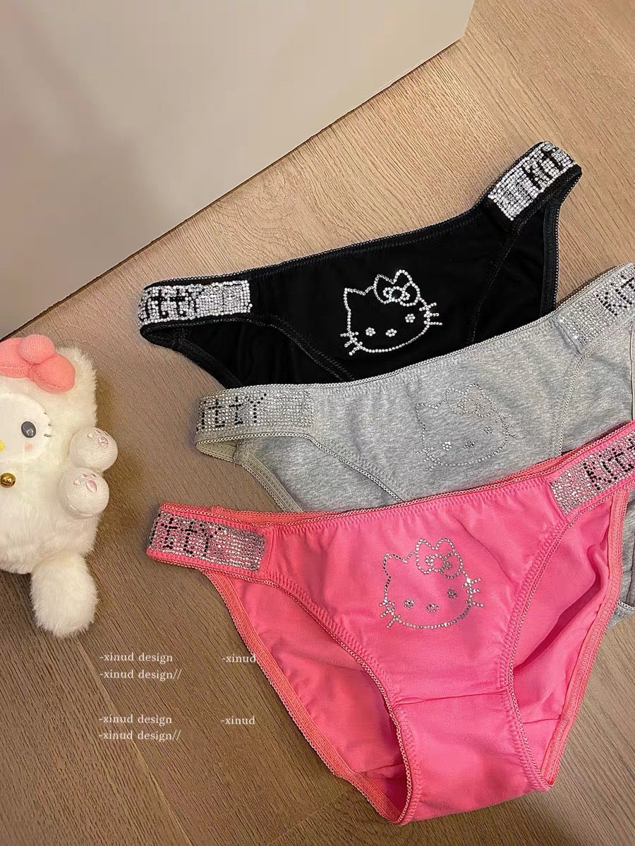 Kitty Underwear - with diamond decor