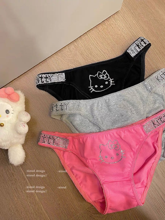 Kitty Underwear - with diamond decor
