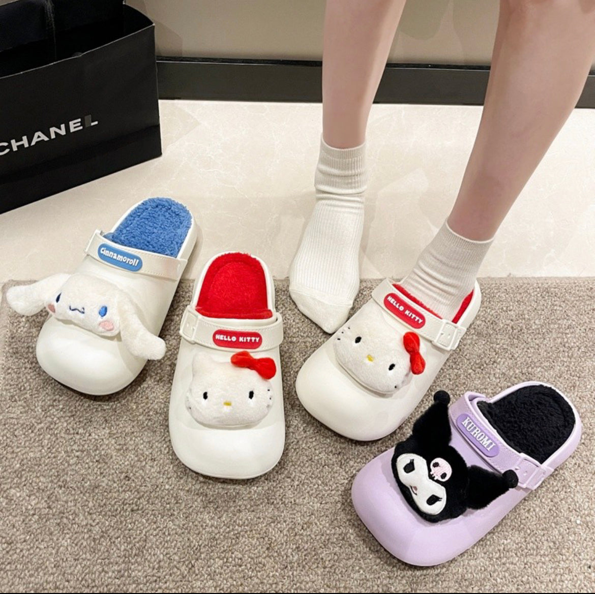 Fluffy Crocs - Sanrio