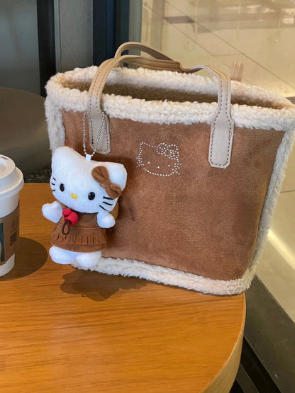 Hello Kitty Caramel Fluffy Bag