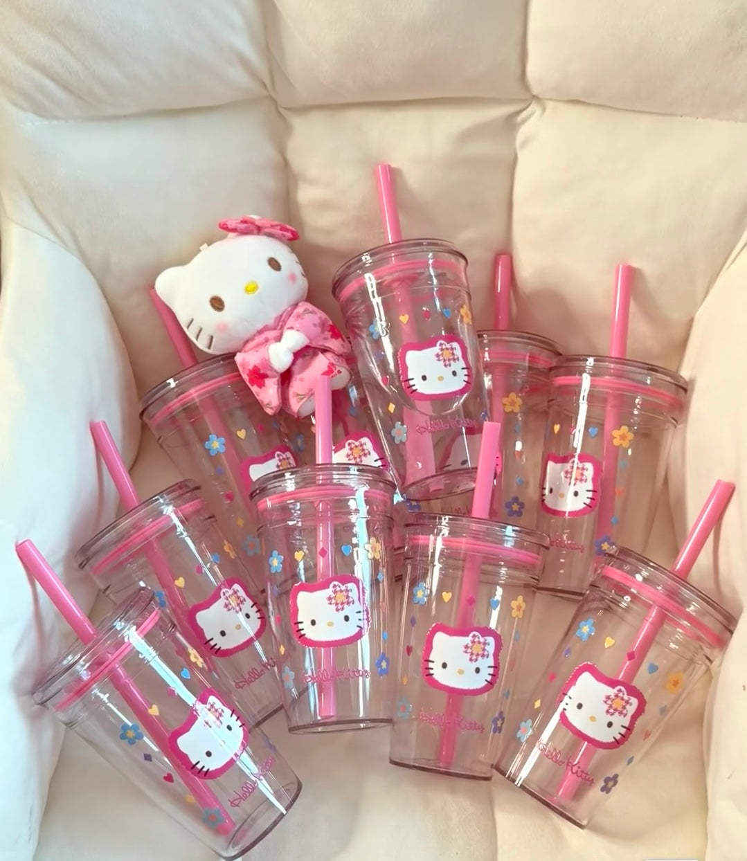 Kitty Sweetie Cup with straw