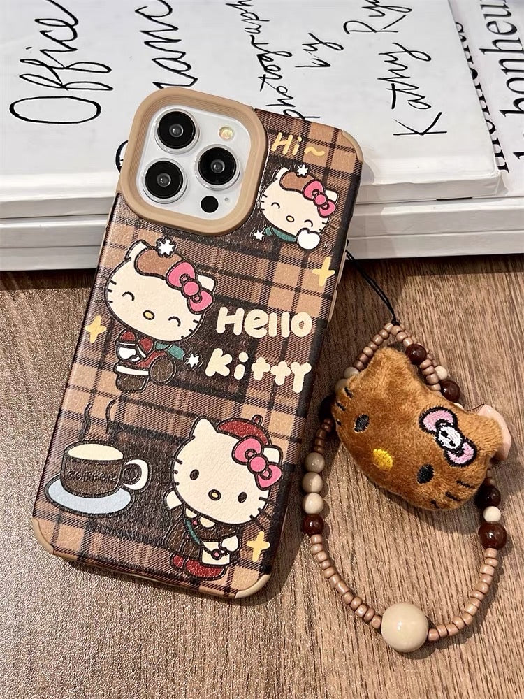 Hello Kitty bestie Phone case- Caramel