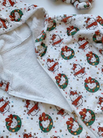 Christmas Fluffy Pajama Set