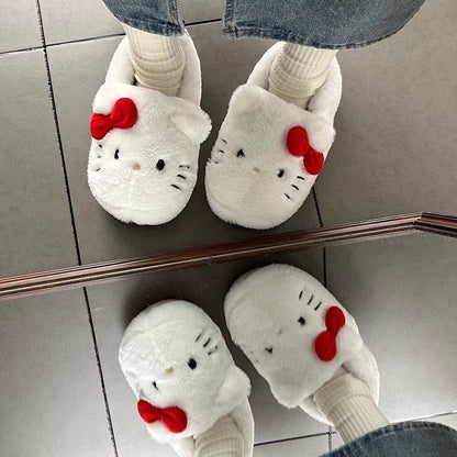 Hello Kitty Fluffy Ugg Slippers- Classic