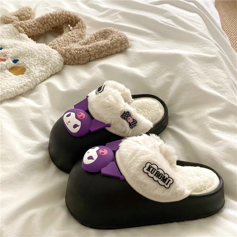 Fluffy Slippers- Sanrio Characters (waterproof)