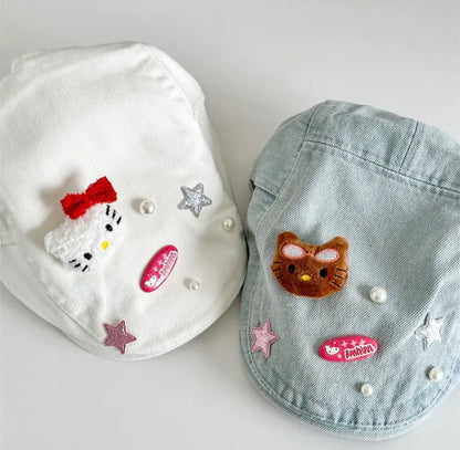 Hello Kitty Hats - Demin