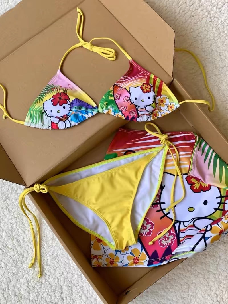 Hello Kitty Double Sided Bikini Set