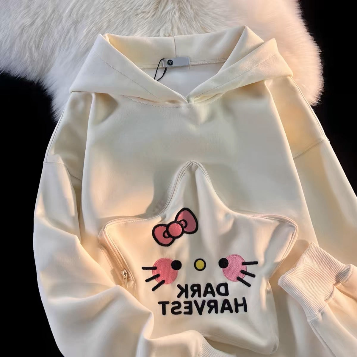 Hello Kitty Hoodie- with star shape