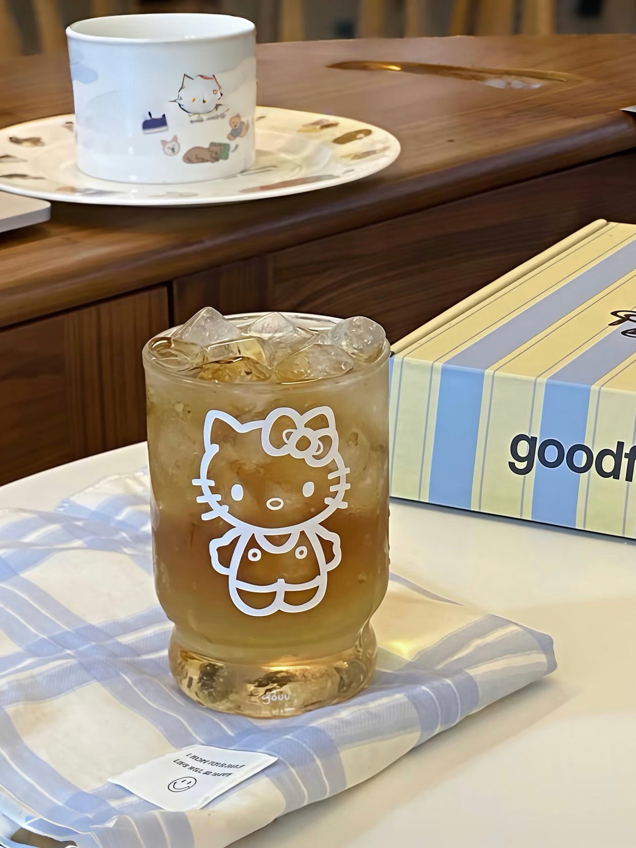 Kitty Transparent Coffee Cup