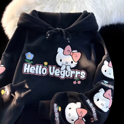 Hello Kitty Hoodie- HelloVegorrs