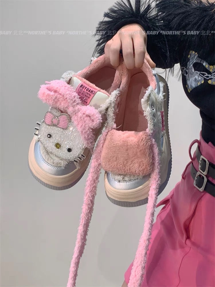 Hello Kitty Sneakers- Sliver