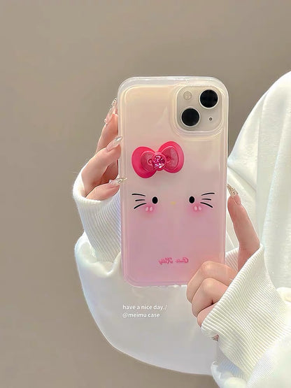 Pinky Kitty iPhone case